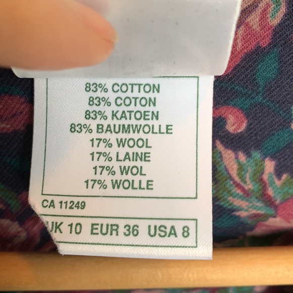 Vintage 1990s Laura Ashley Dress floral dress - 1 owner - Picture 4 of 11